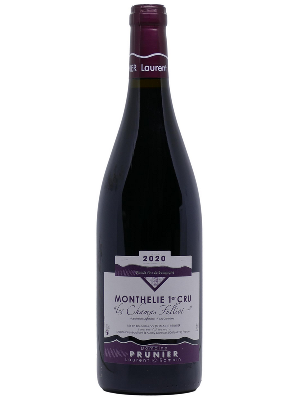 Prunier22-01 Laurent Prunier Monthelie 1er Cru "Les Champs Fuillot" 2020