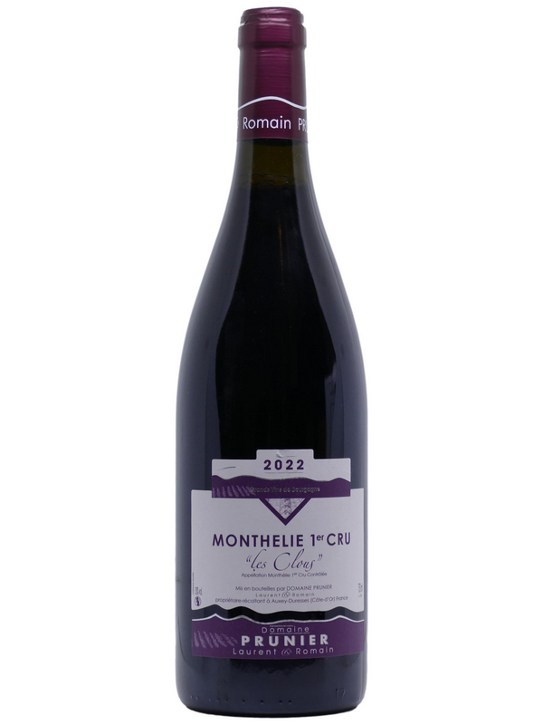 Prunier Monthelie 1er Cru "Les Clous" 2022